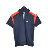 Vintage Fila polo shirt t-shirt tee blouse top in navy and red