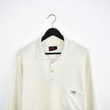 Vintage Kappa polo shirt t-shirt pullover sweatshirt jumper in white