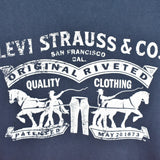 Vintage Levi Strauss short sleeve t-shirt tee blouse top in blue