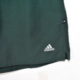 Vintage Adidas shorts joggers bottoms pants trousers track pants in dark green