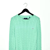 Vintage GANT jumper longsleeve tee pullover sweatshirt in electric green