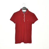 Vintage Tommy Hilfiger polo shirt t-shirt pullover in maroon