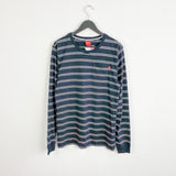 Vintage Nike thin long sleeve sweatshirt t-shirt top blouse tee in black and white