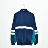 Vintage Reebok tracksuit trackie jacket zip up sweater in cyan and dark blue