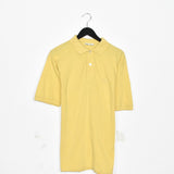 Vintage Sergio Tacchini polo shirt tee blouse top in yellow