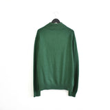 Vintage Ralph Lauren sweater turtleneck sweatshirt pullover jumper fleece track jacket windbreaker in dark green