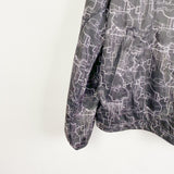 Vintage Icepeak zip up windbreaker tracksuit track jacket trackie sweater jumper sweatshirt pullover long sleeve in black and white