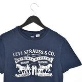 Vintage Levi Strauss short sleeve t-shirt tee blouse top in blue