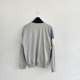 Vintage Puma zip up track jacket jumper pullover sweatshirt windbreaker hoodie jumper in blue, grey and yellow