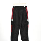 Vintage Adidas track pants trousers bottoms pants trousers in black and red