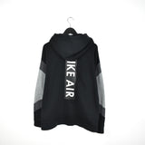 Vintage Nike zip up hoodie longsleeve tee pullover sweatshirt windbreaker in light and dark grey