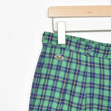 Vintage Lacoste casual shorts pants bottoms trousers in green and blue