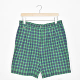 Vintage Lacoste casual shorts pants bottoms trousers in green and blue