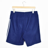 Vintage Adidas shorts joggers trousers track pants bottoms in blue and white