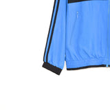 Vintage Adidas zip up jacket windbreaker tracksuit fleece longsleeve tee pullover sweatshirt in light and dark blue