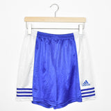 Vintage Adidas sporta casual shorts pants bottoms trousers in white and blue