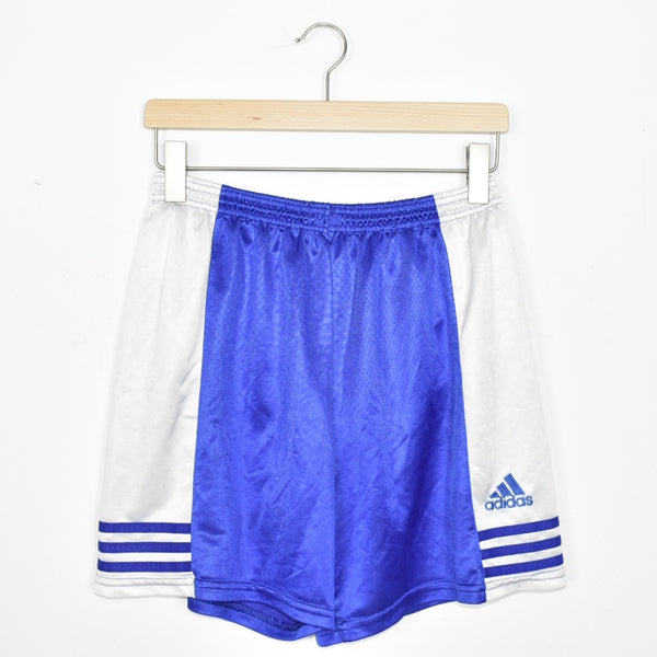 Vintage Adidas sporta casual shorts pants bottoms trousers in white and blue