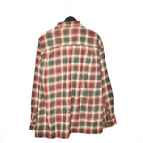 Vintage Patagonia formal button up shirt long sleeve t-shirt blouse in yellow red and brown