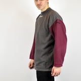 Vintage Adidas CHAMONIX 1924 First Winter Olympics sweatshirt in gray and burgundy