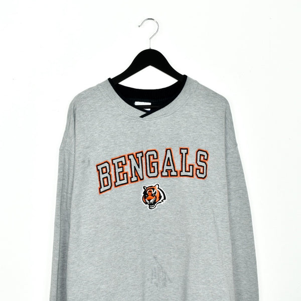 Vintage Reebok jumper longsleeve tee pullover sweatshirt in greg