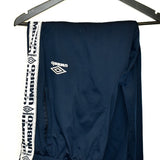 Vintage Umbro track pants tracksuit bottoms joggers trousers in blue