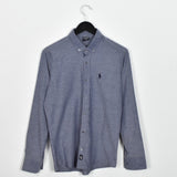Vintage Ralph Lauren formal button up shirt long sleeve top in blue