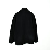 Vintage Jack Wolfskin fleece fuzzy track longsleeve tee pullover sweatshirt in black