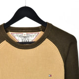 Vintage Tommy Hilfiger sweatshirt jumper long sleeve tee pullover in brown
