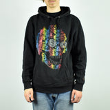 Funky Puma hoodie jumper sweater pullover in black