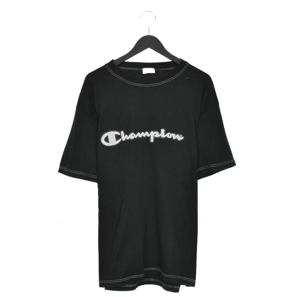 Vintage Champion t-shirt tee blouse top in black and white