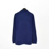 Vintage Nike zip up jumper sweatshirt tracksuit track jacket trackie pullover long sleeve in blue