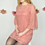 Lovely Atmosphere short dress skirt one piece in pink