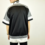Vintage Champion sleeveless tracksuit track jacket fleece windbreaker in black, gray, white