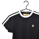 Vintage Energie t-shirt top blouse tee in blue and white