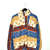 Vintage zip up soft material jumper sweatshirt sweater pullover