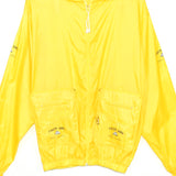 Vintage windbreaker fleece pullover in yellow