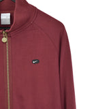 Vintage Nike zip up jumper hoodie pullover sweatshirt windbreaker track jacket in burgundy and yellow