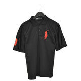 Vintage Ralph Lauren polo shirt tee blouse top in black and red