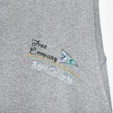 Vintage Tree company polo jumper pullover sweatshirt top in grey and purple