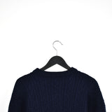 Vintage Gant sweater jumper long sleeve sweatshirt pullover hoodie in dark blue