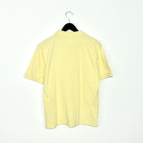 Vintage kapa polo shirt tee blouse top tee in bright yellow