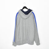 Vintage Tommy Hilfiger zip up hoodie long sleeve sweatshirt jumper in grey