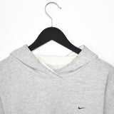 Vintage Nike hoodie long sleeve sweatshirt jumper in grey