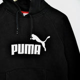 Vintage Puma jumper sweatshirt sweater pullover in black