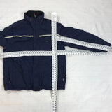 Vintage warm winter Tommy Hilfiger puffer jacket in navy blue