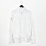 Vintage Nike windbreaker zip up tracksuit track jacket trackie sweater jumper sweatshirt pullover long sleeve in white