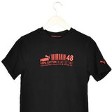 Vintage Puma t-shirt top blouse tee in black and red