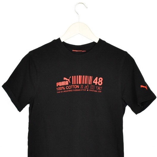 Vintage Puma t-shirt top blouse tee in black and red