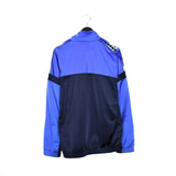 Vintage Diadora windbreaker fleece track jacket bomber jacket in purple and black