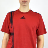 Vintage Adidas T shirt in red